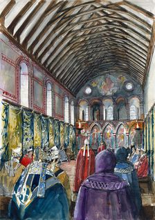 East Hall of Wolvesey Castle, Old Bishop's Palace, c1160, (c2000s) Creator: Liam Wales