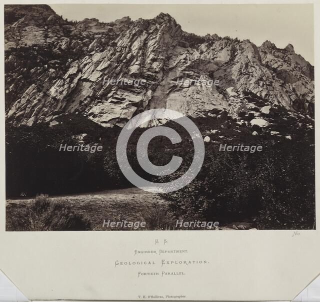 East Humboldt Mountains, Utah, 1868. Creator: Timothy H. O'Sullivan (American, 1840-1882).