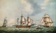 East India Company's Packet Swallow 1788. Artist: Thomas Luny