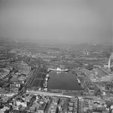 East India Dock, Blackwall, Tower Hamlets, London, 1962. Artist: Aerofilms