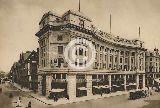 'East India House, Liberty's Individualised Frontage on the New Regent Street', c1935. Creator: Lemere.