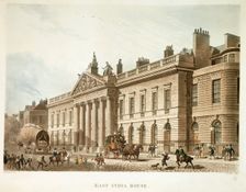 East India House, London, 1817. Creator: Joseph Constantine Stadler