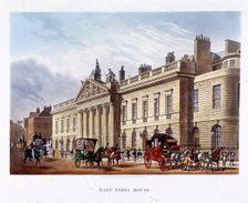East India House, London, 1836. Artist: Joseph Constantine Stadler