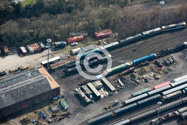 East Lancashire Railway Buckley Wells rail depot and workshop, Bury, 2019. Creator: Historic England.