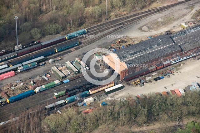 East Lancashire Railway Buckley Wells rail depot and workshop, Bury, 2019. Creator: Historic England.