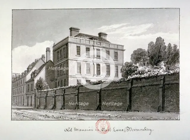 East Lane, Bermondsey, London, 1826. Artist: John Chessell Buckler