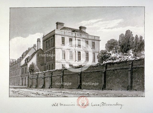 East Lane, Bermondsey, London, 1826. Artist: John Chessell Buckler