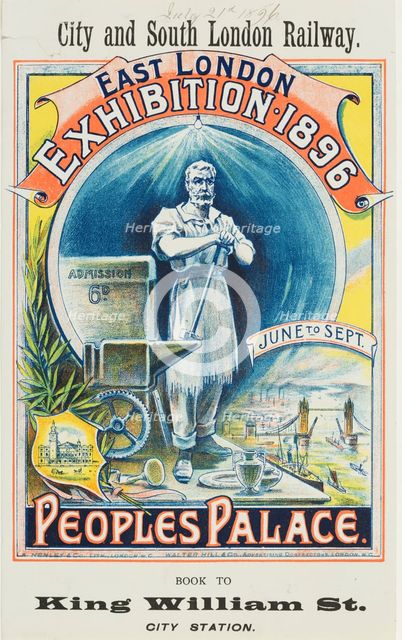 East London Exhibition at the Peoples Palace, 1896. Creator: Unknown.