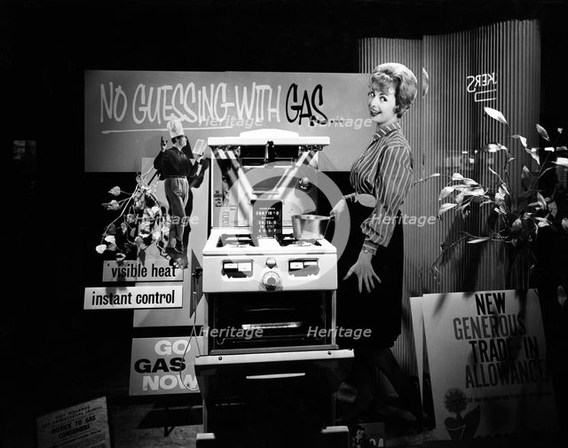 East Midlands Gas Board shop window display, Sheffield, South Yorkshire, 1961. Creator: Michael Walters.
