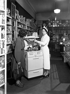 East Midlands Gas Board promotion, Mexborough, South Yorkshire, 1957. Creator: Michael Walters