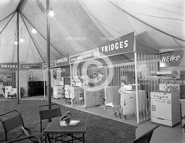 East Midlands Gas Board promotional roadshow, Darfield, near Barnsley, South Yorkshire, 1961.  Creator: Michael Walters.