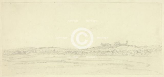 East North East View of Lancaster, 1808. Creator: Joseph Farington.