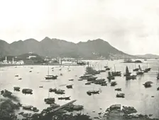 East Point showing Victoria Hills, Hong Kong, 1895. Creator: W & S Ltd