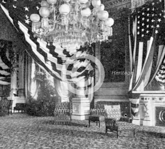 East room of the White House, Washington, c1901. Artist: Unknown