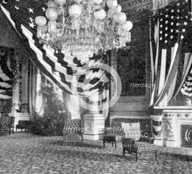 East room of the White House, Washington, c1901. Artist: Unknown