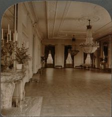 East room where receptions are held, White House, Washington D.C. c1900