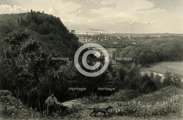 'East Rock, New Haven', 1874. Creator: Samuel Valentine Hunt.