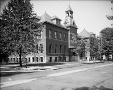 East Saginaw high school, Saginaw, Mich., between 1900 and 1910. Creator: Unknown