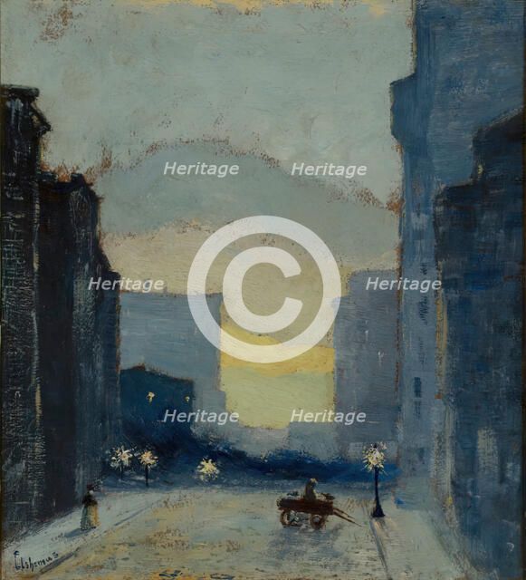 East Side, New York, c. 1908. Creator: Louis Michel Eilshemius.