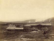 East Side of the Kutomara Silver Smelting Plant, 1891. Creator: Aleksei Kuznetsov
