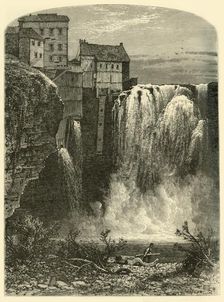 East Side, Upper Falls of the Genesee 1874. Creator: John Douglas Woodward