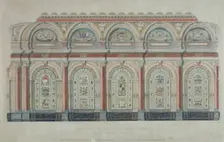 East side view of the Livery Hall of the Clothworkers Company, City of London, 1860. Artist: Anon