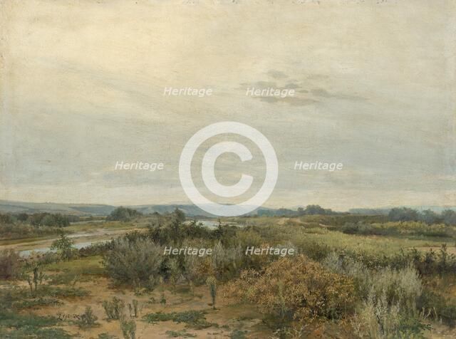 East Slovak Landscape, 1894. Creator: Ludovit Cordak.