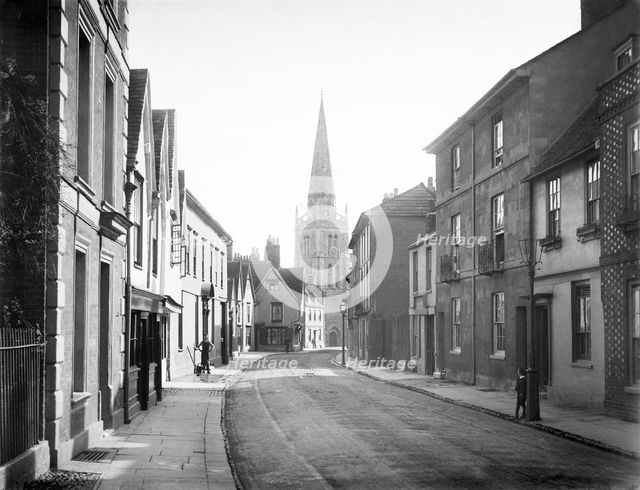 East St Helen Street, Abingdon, Oxfordshire, 1890. Artist: Henry Taunt.