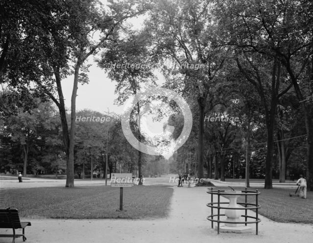 East Street from the park, Pittsfield, Mass., c.between 1910 and 1920. Creator: Unknown.