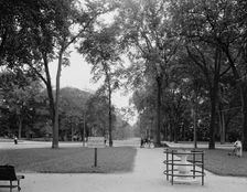 East Street from the park, Pittsfield, Mass., c.between 1910 and 1920. Creator: Unknown