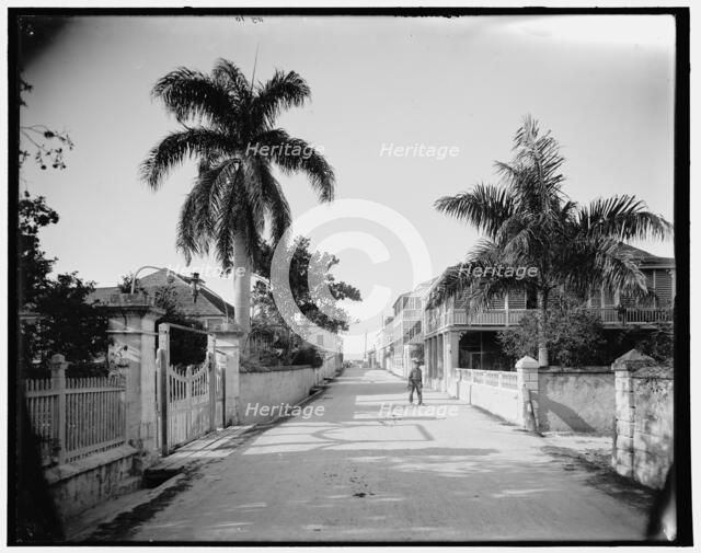 East Street, Nassau, Bahama Islds., c1901. Creator: William H. Jackson.