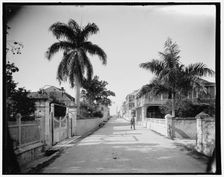 East Street, Nassau, Bahama Islds., c1901. Creator: William H. Jackson
