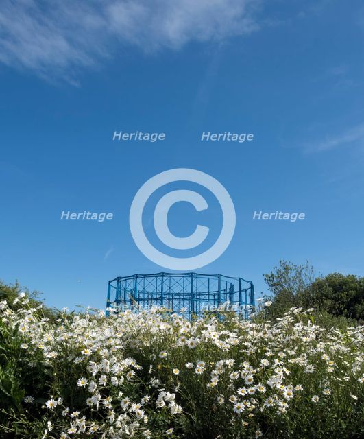 Eastmore Gas Holder Station, Eastbourne, East Sussex, 2014. Creator: Chris Redgrave.