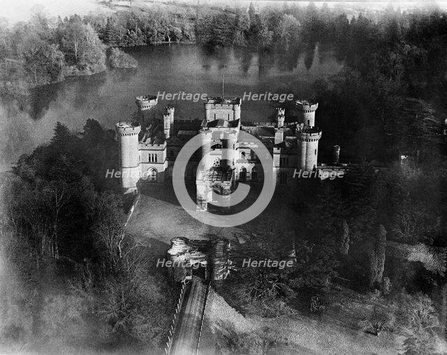 Eastnor Castle, near Ledbury, Herefordshire, March 1921. Artist: Aerofilms.