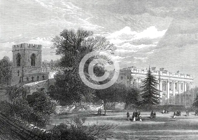 Easton Neston, Northamptonshire, the Hunting-Seat of the Empress of Austria...1876. Creator: Unknown.