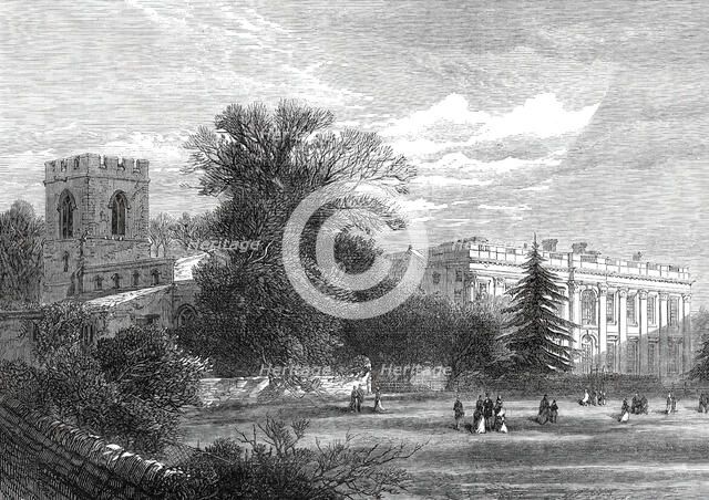 Easton Neston, Northamptonshire, the Hunting-Seat of the Empress of Austria...1876. Creator: Unknown.