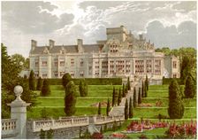 Easton Hall, Lincolnshire, home of Baronet Cholmeley, c1880