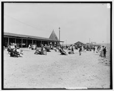 Easton's Beach, Newport, R.I., between 1900 and 1906. Creator: Unknown