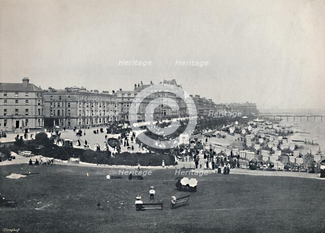 'Eastbourne - General View from the Wish Tower', 1895. Artist: Unknown.
