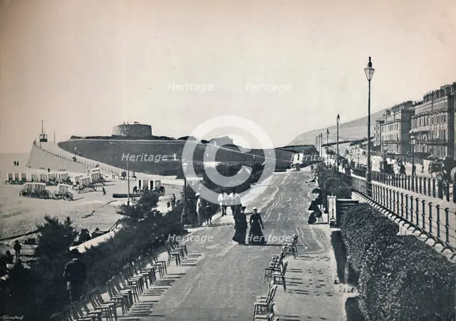 'Eastbourne - Part of the Promenade, Showing Wish Tower', 1895. Artist: Unknown.