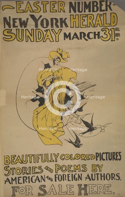 Easter number New York herald Sunday March 31st 1895, c1893 - 1897. Creator: Unknown.