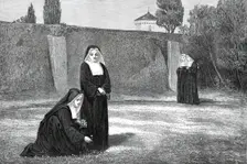 "Easter" by Edwin Bale, from the exhibition at the Dudley Gallery, 1876. Creator: Unknown
