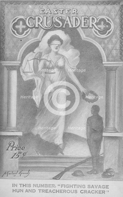 Easter Crusader, cover page, 1918-1922. Creator: A. Garland Kennedy.