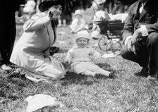 Easter Egg Rolling, White House, 1914. Creator: Harris & Ewing
