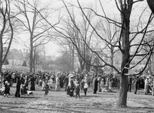 Easter Egg Rolling, White House, 1914. Creator: Harris & Ewing