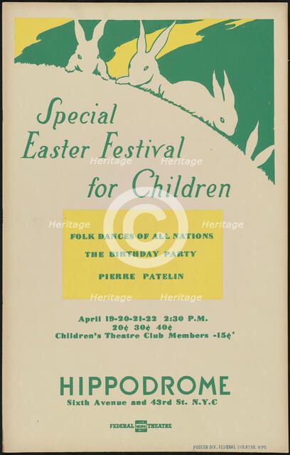 Easter Festival, New York, [1930s]. Creator: Unknown.