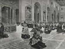 Easter in Rome, Italy, 1898. Creator: Enrique Laporta Valor
