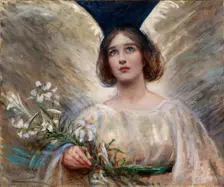 Easter Lilies, late 19th-early 20th century. Creator: Alice Pike Barney