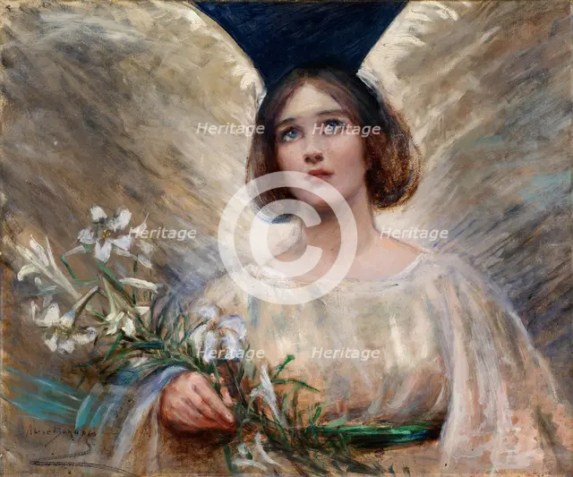 Easter Lilies, late 19th-early 20th century. Creator: Alice Pike Barney.