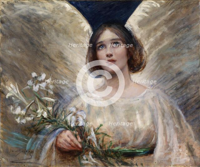 Easter Lilies, late 19th-early 20th century. Creator: Alice Pike Barney.